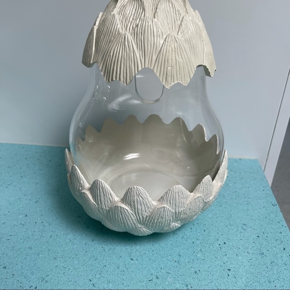 The Turnwald Collection International Artichoke Punch Bowl Ceramic Glass - Picture 6 of 10